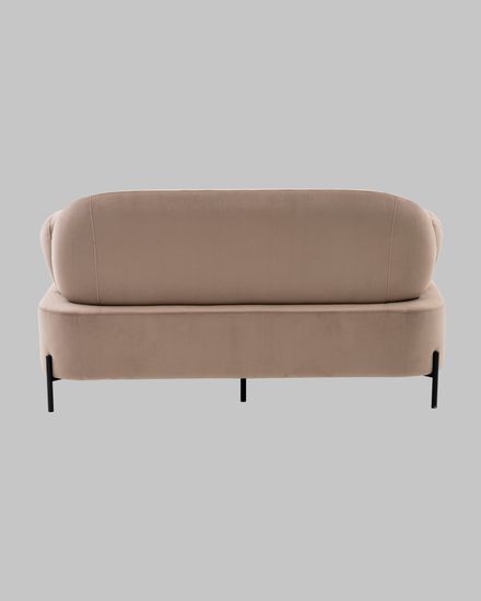 Диван Кэнди велюр светло-серый