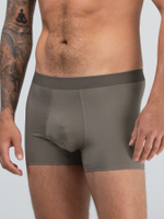 Мужские трусы-боксеры из вискозного полотна (Размер: 4X) (Цвет: коричневый)