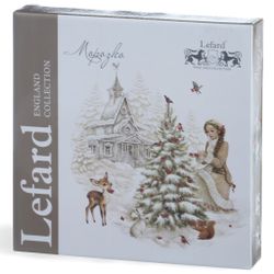 НАБОР ТАРЕЛОК ЗАКУСОЧНЫХ LEFARD "МОРОЗКО" 20,5 СМ (КОР=18НАБ.)