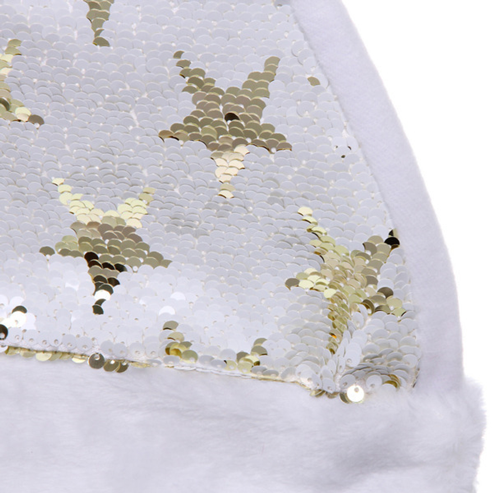 Колпак новогодний «Новогоднее чудо», Белый/Золото