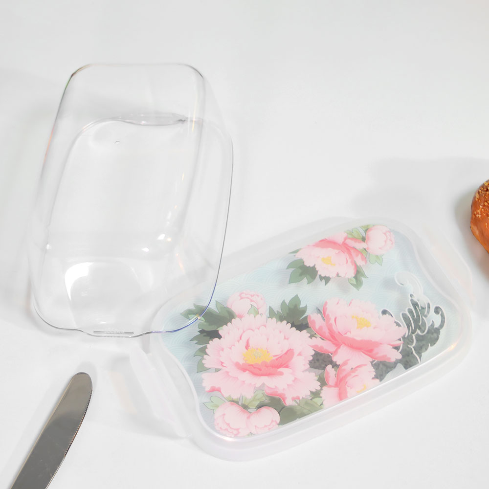 Масленка "Bergamo. Сад пионов" (бесцветный)