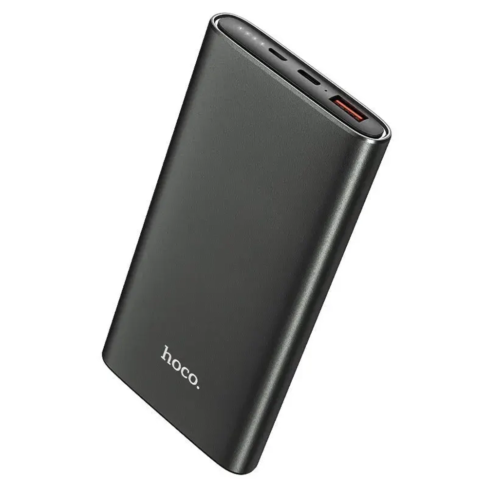 Универсальный внешний аккумулятор Hoco J83 Standart 10000mAh PD20W+QC3.0 Micro USB-Type-C/USB+Type-C (черный)