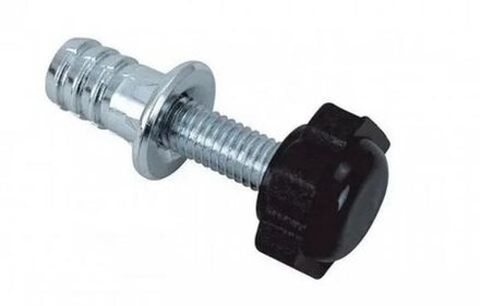 Опора регулируемая М6 с гайкой(черная)