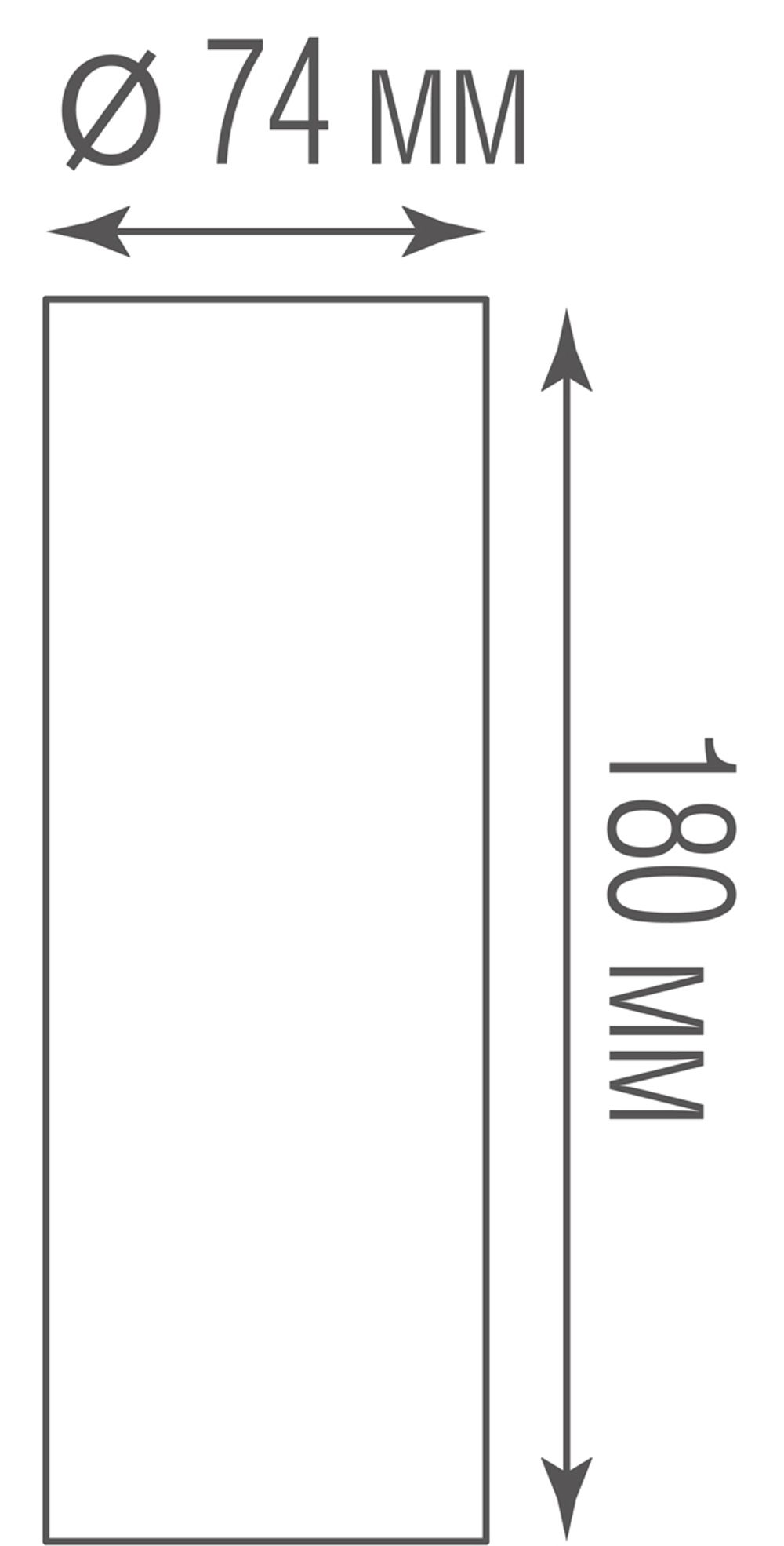 Donolux Led св-к накладной, 30Вт, D74хH180мм, 1993Лм, 38°, 4000К, IP20, Ra &gt;90, черный RAL9005,блок питания в комплекте DL18895R30N1B