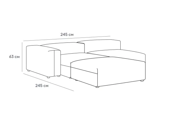 Модульный диван Sorrento 687958