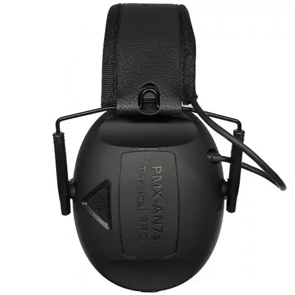 Наушники активные стрелковые PMX Tactical Pro AN7S 26-82 ДБ Чёрный