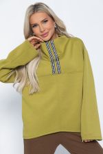 Свитшот Сати (лайм) Б12552-7 LT Collection