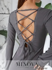 Платье 707-серый Minova