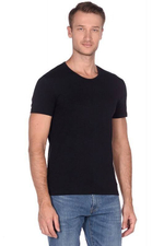 Футболка мужская облегающая Montero Basic Lycra MBLY103 темносиняя