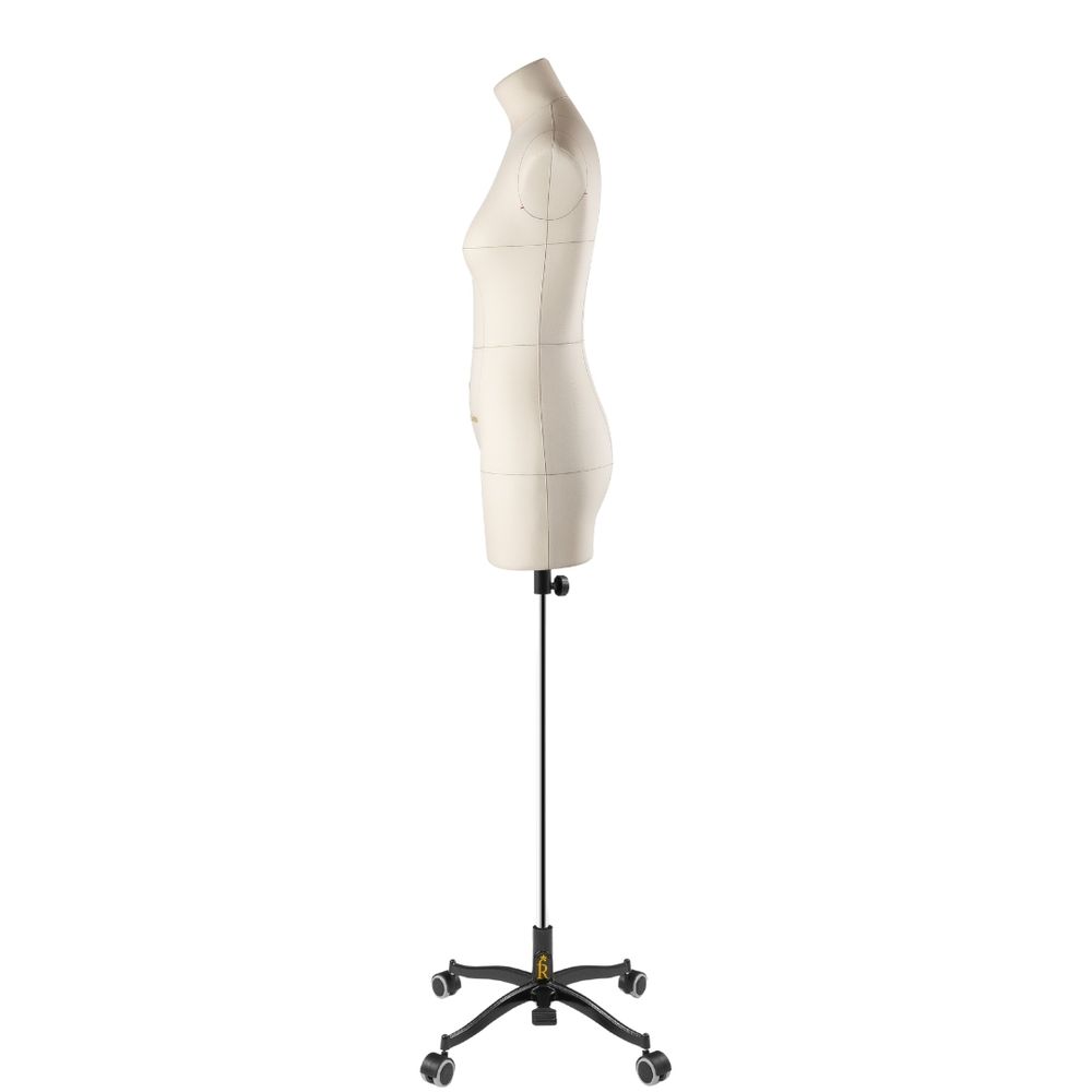 Манекен портновский Моника, комплект Стандарт, размер 44, цвет бежевый, в комплекте подставка «Милан» и чехол-накидка