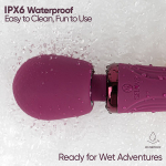 Фиолетовый вибратор-вонд 30,7см Selove Vela Wand Vibrator Purple