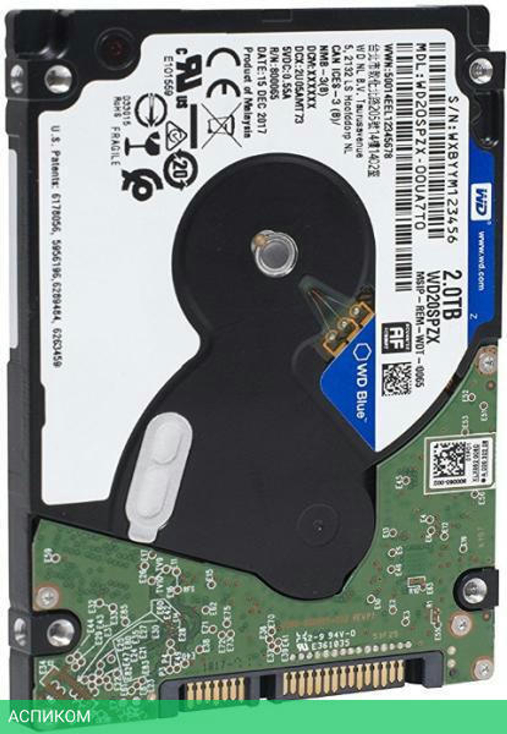 Жесткий диск WD 2TB WD20SPZX