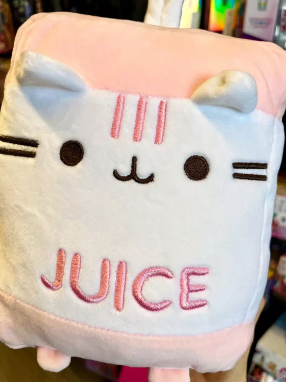 Мягкая игрушка Пушин Кот Кэт плюшевый котик коктейль сок