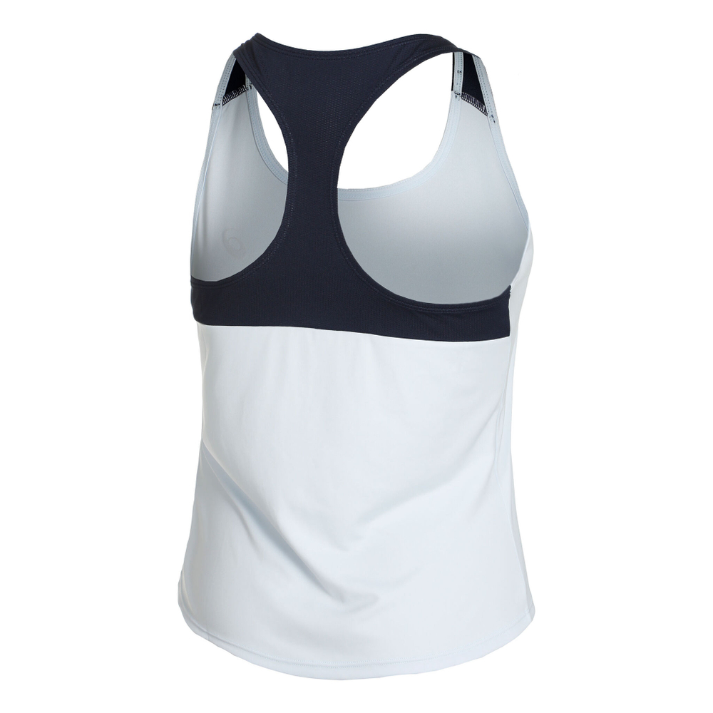 Женская теннисная майка ASICS Court Tank Top Women - Light Blue, Dark Blue