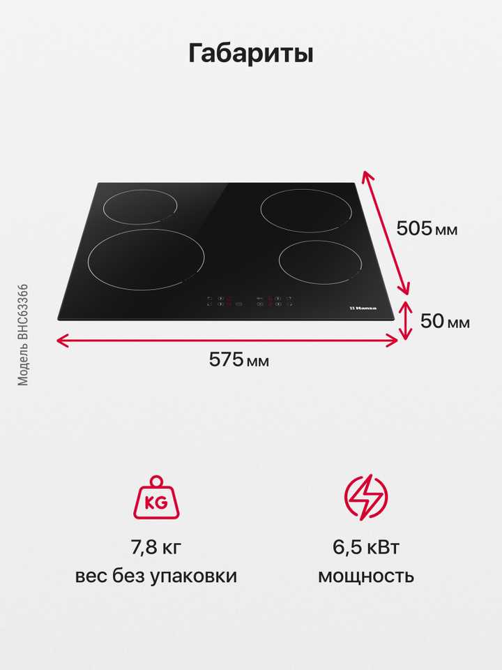 Электрическая панель Hansa BHC63366