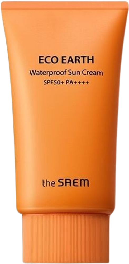 The Saem Sun Крем-база для лица солнцезащитная с каламиновой пудрой Eco Earth Pink Sun Base SPF 50+ PA++++