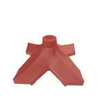 Подфонарник на колпак Everest Красный