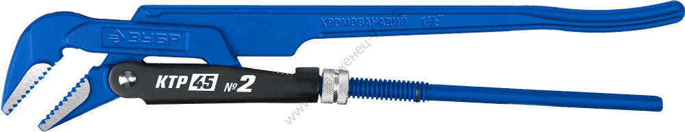 ЗУБР КТР-45, №2, 1.5″, 440 мм, Трубный ключ, Профессионал (27337-2)