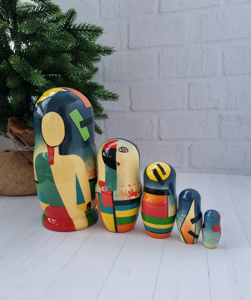 Матрёшка 5м 15см Малевич