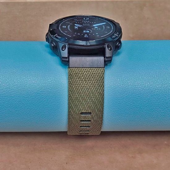 Ремешок нейлоновый 22 мм жакардовое плетение для Garmin MARQ / Epix / Fenix (47 мм)