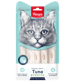 Wanpy Cat Лакомство для кошек «нежное пюре» из тунца и трески 70гр.