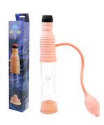 Помпа для пениса Dream Toys, вакуумная механическая, с грушей (Цвет: прозрачный)