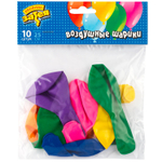 Шар латексный Набор 10 шт Пастель 25 см (Ассорти)