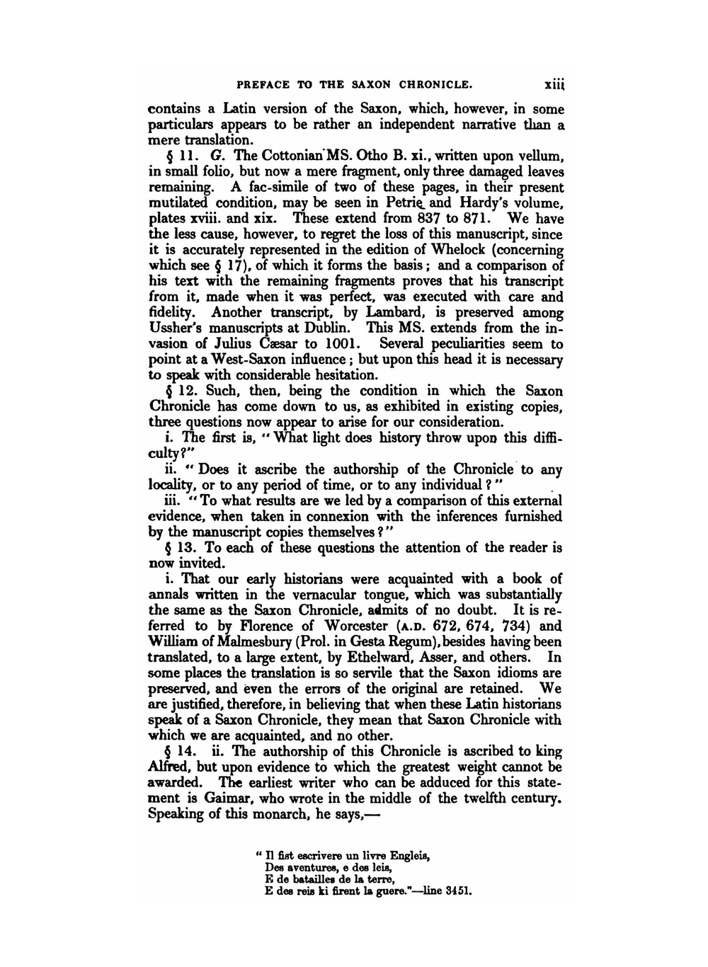 The Anglo-Saxon Chronicle. The Chronicle of Florence of Worcester, with a Continuation and Appendix | Joseph Stevenson