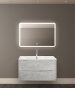 Зеркало BelBagno Marino 90 SPC-MAR-900-600-LED-TCH-WARM с подсветкой с подогревом С сенсорным выключателем