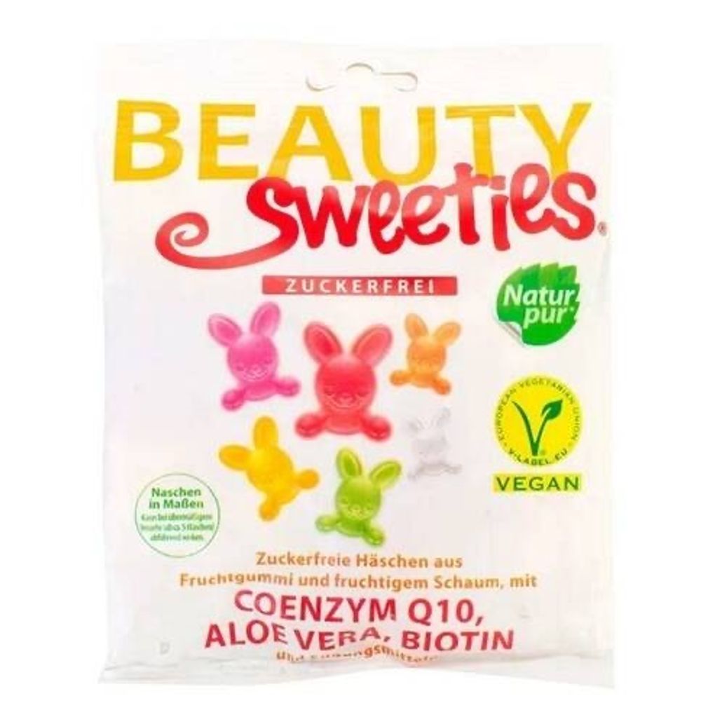 Мармелад фруктовый "зайчики" без сахара, 125 гр (BeautySweeties)