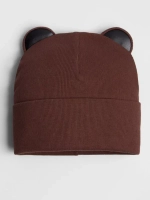 Шапка для мальчика осенняя с ушками
