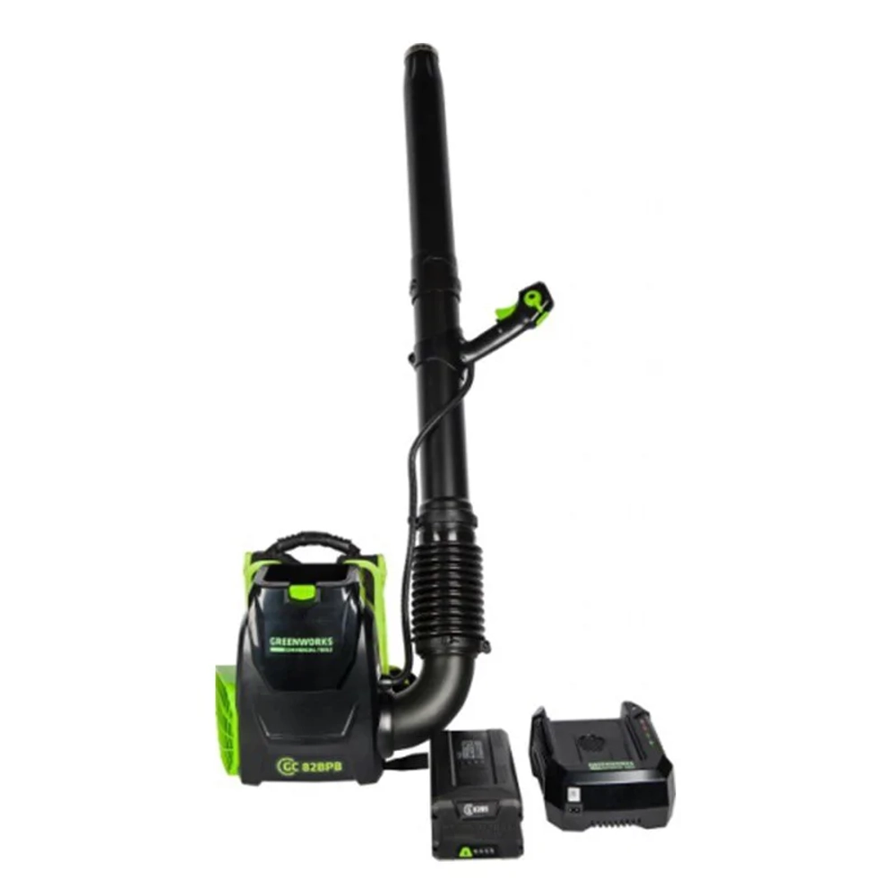 Greenworks GC82BPBK5 82V 82В воздуходув аккумуляторный (1 x 5 Ач, ЗУ) 62.5 м/с 2402507UB