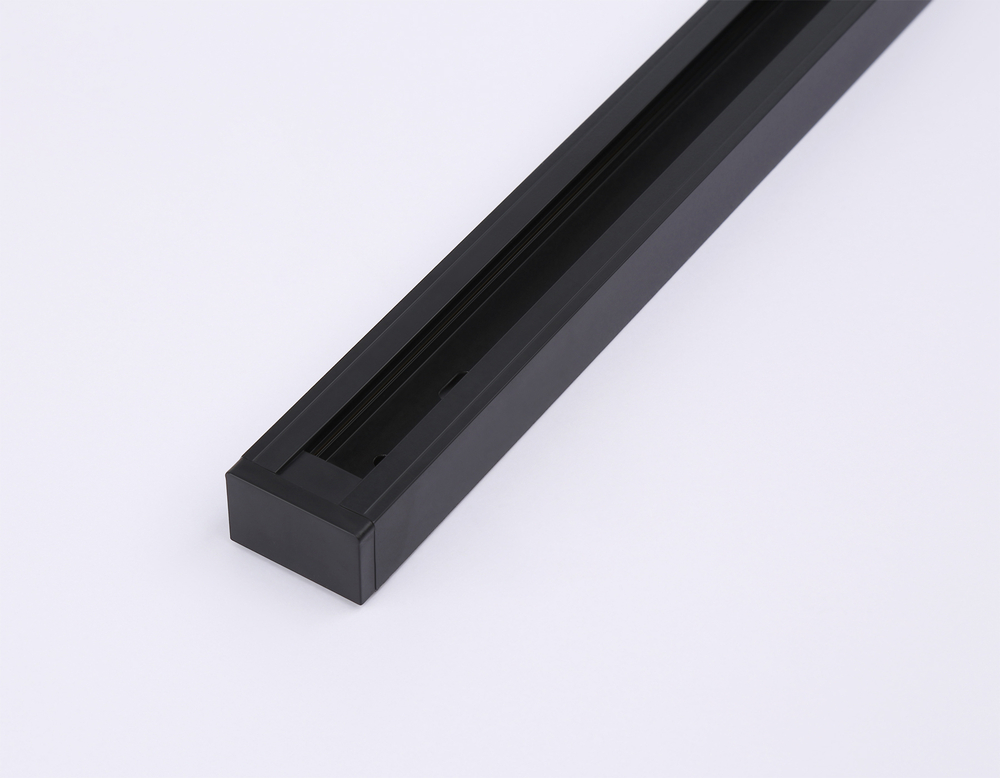 Шинопровод накладной однофазный Standard 220V GL7104 BK черный 2000*32.5*19.8 (ввод питания, 1 заглушка, крепление в комплекте)