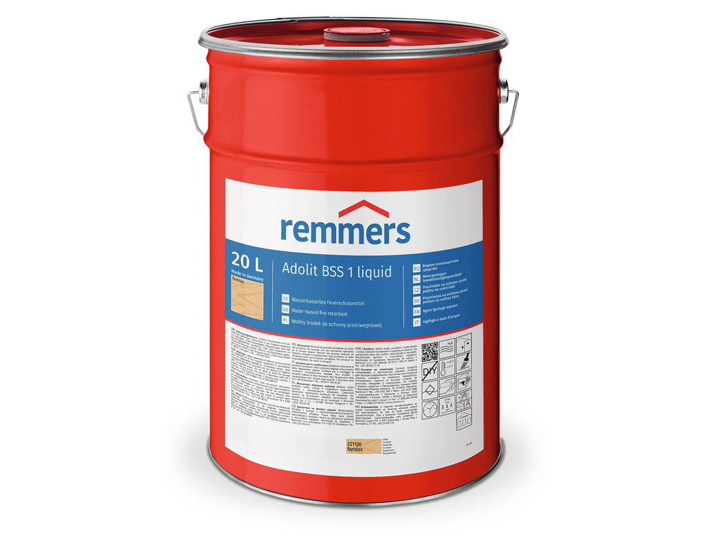 Remmers Adolit BSS 1 liquid водная огнезащитная пропитка для древесины