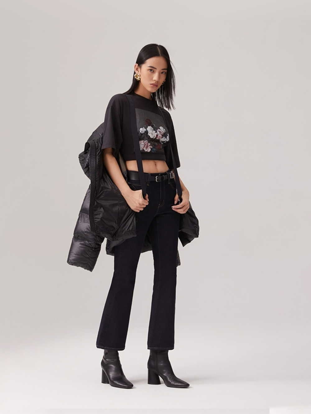 Женские джинсы клеш с завышенной талией Levi's 726 Flare A3410-0108, Утепленные