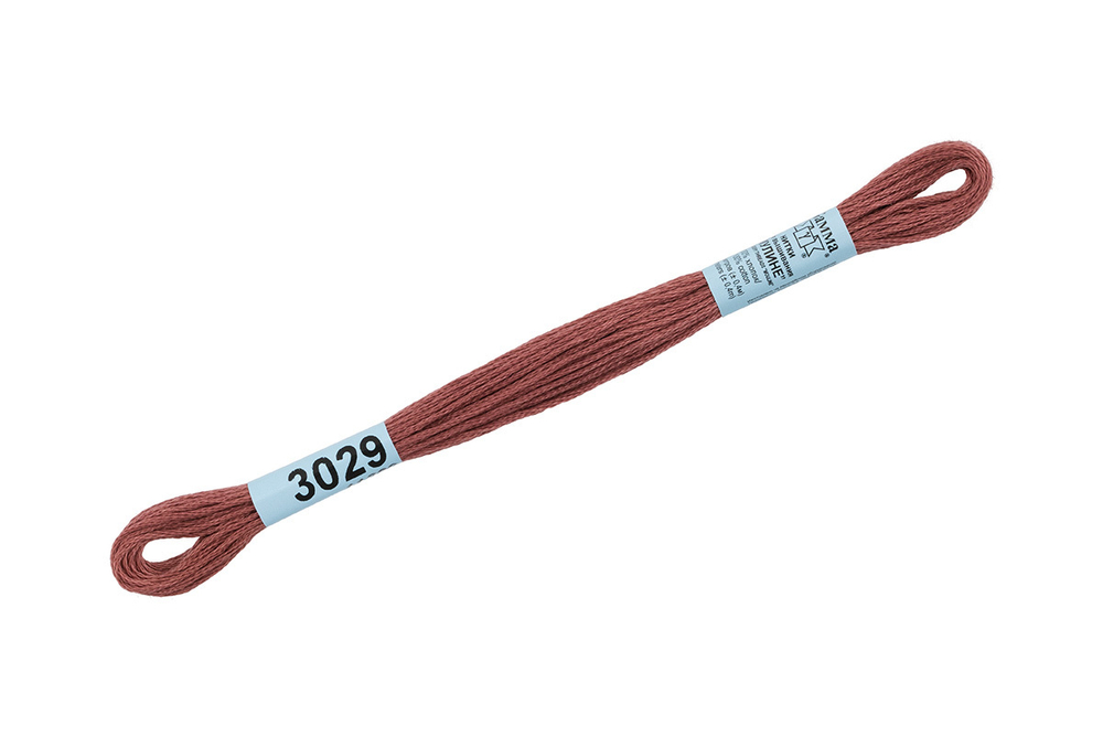 Мулине "Gamma", 100% хлопок, 8 м, №3029