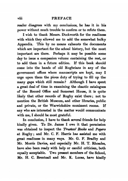 A History of Rugby School | William Henry Denham Rouse