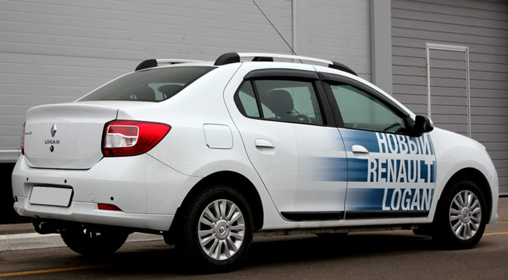 Рейлинги для а/м Renault-Logan, Logan Stepway (2014-) серый 0225-БП-11