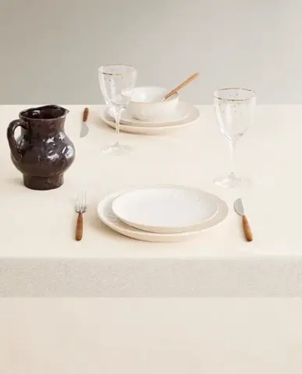 ZARA HOME БЛЕСТЯЩАЯ СКАТЕРТЬ НА РОЖДЕСТВЕНСКУЮ ТЕМАТИКУ