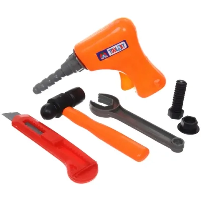 Набор инструментов «Юный плотник», 6 предметов, 20*21.5 см, пакет