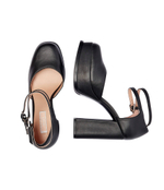 Кожаные туфли на танкетке naira 05 Liu Jo - черный(SF4161 P0062)