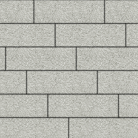 Тротуарная плитка ПРЯМОУГОЛЬНИК 750х250 мм - Гранит Белый