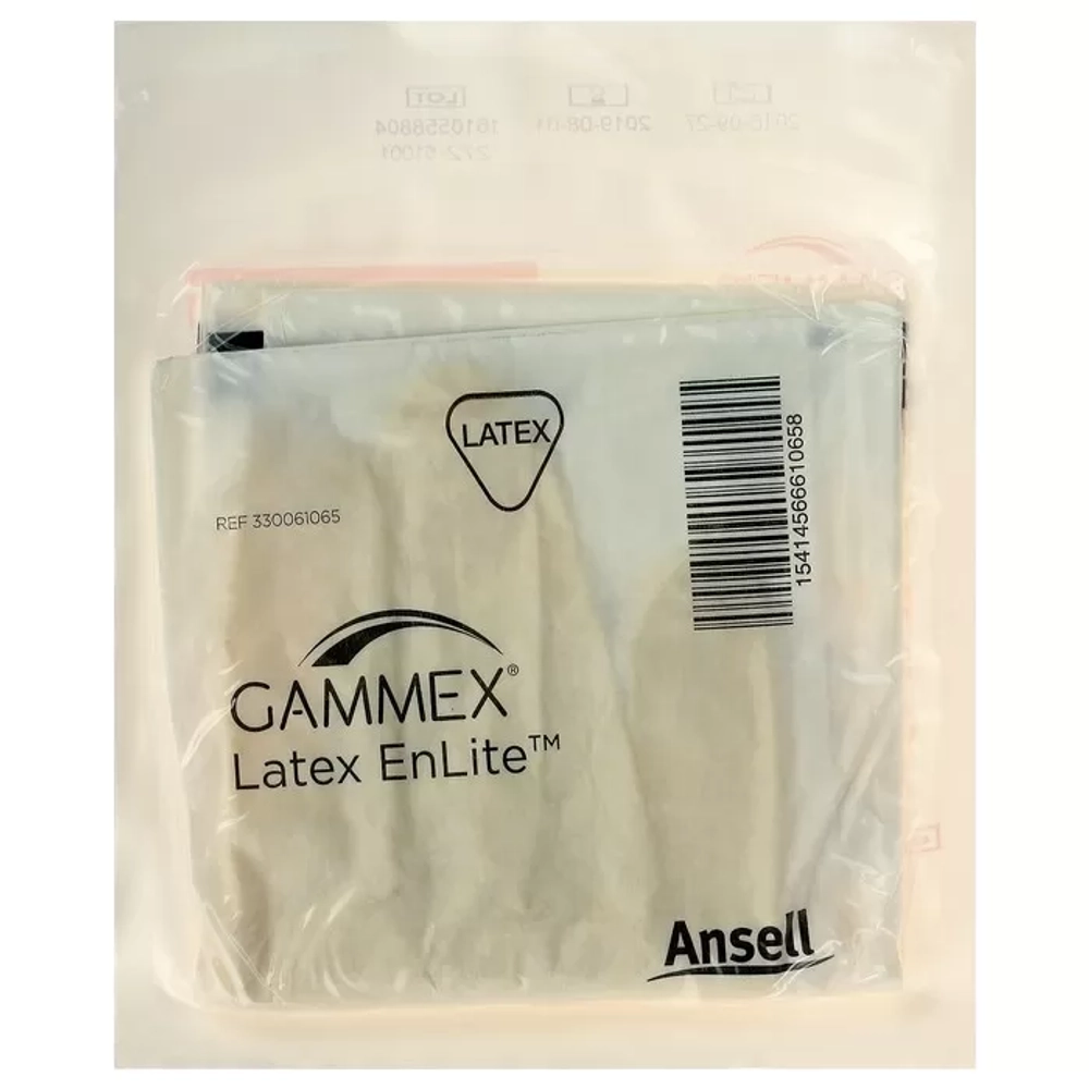 Перчатки латексные хирургические стерильные неопудренные Gammex Latex Enlite размер 7 50 пар