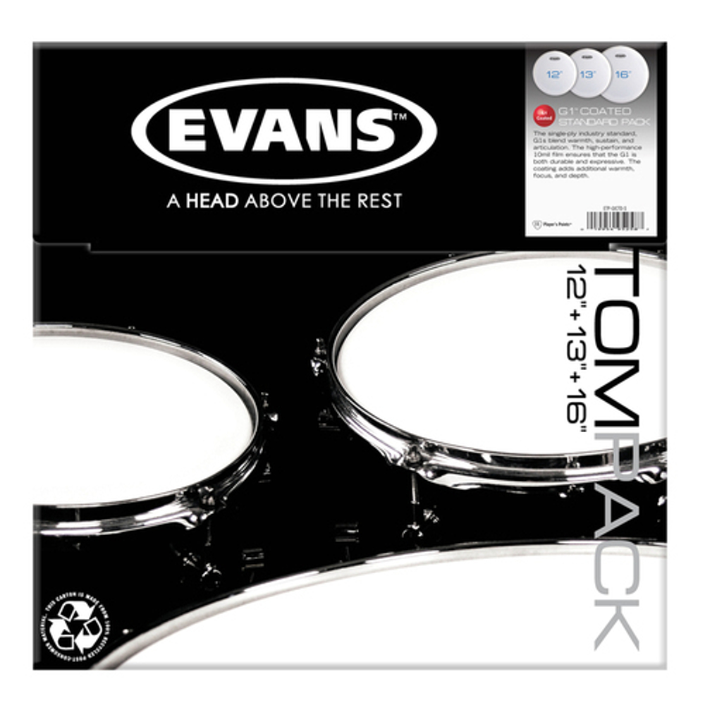 Набор пластика Evans ETP-G1CTD-S