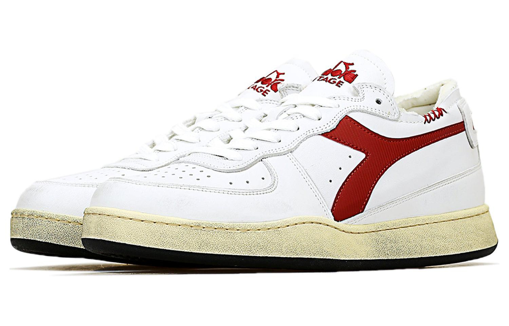 diadora Mi Basket Row Cut "White Garnet"