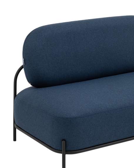 Диван Midnignt синяя рогожка