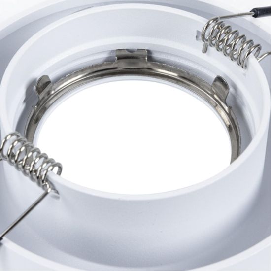 A6665PL-1WH Светильник потолочный встраиваемый HEZE для MR16 Ø98x32мм белый IP20 монтаж Ø76мм