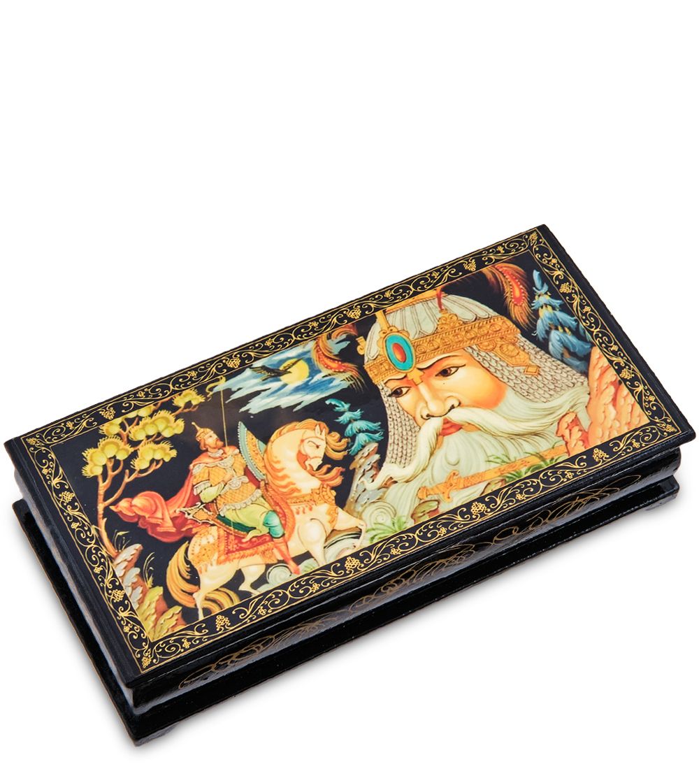 Народные промыслы ШК-11/12-M Шкатулка-купюрница в технике декупаж (8х17х4)