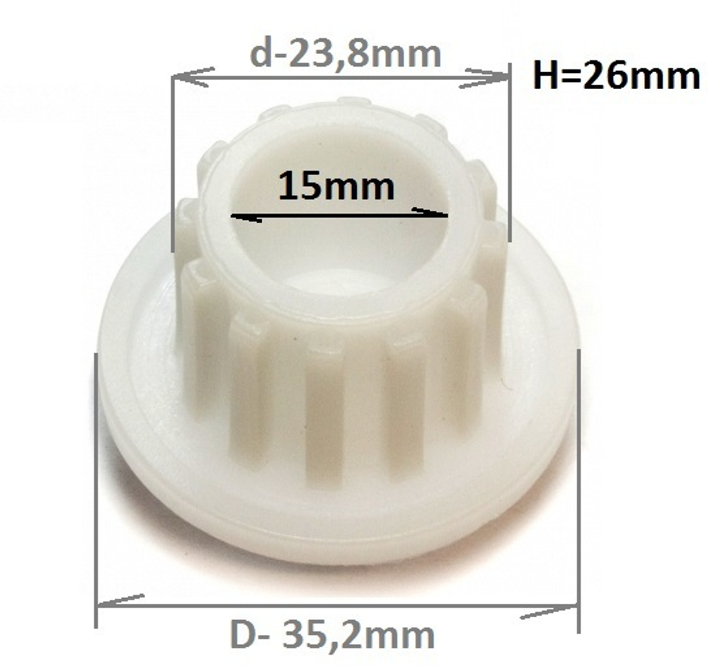 Втулка шнека мясорубки Zelmer/Philips