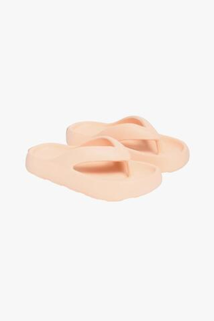 ZARA ШЛЕПАНЦЫ НА ПЛАТФОРМЕ, ОРАНЖЕВЫЙ